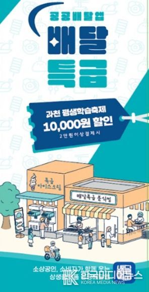 과천시, 배달특급 특별 쿠폰 지급 이벤트 실시