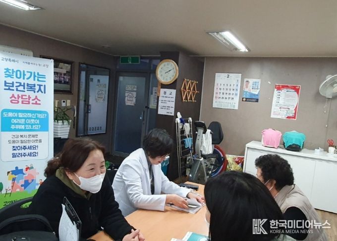 고양시 고양동, 제1차 찾아가는 복지상담소 운영