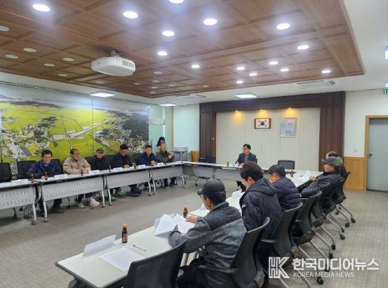 강화군 송해면, 제설단 간담회 개최 및 노고 격려