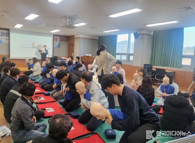 동구보건소 자동심장충격기 교육
